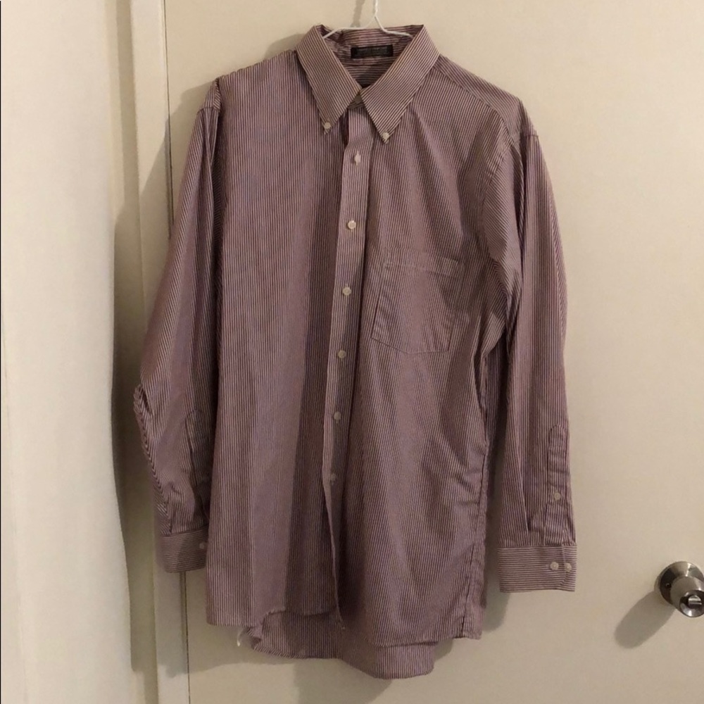 Vertical Stripe Dress Shirt